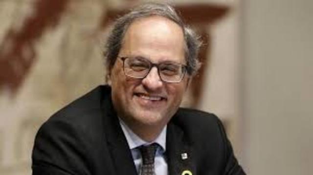 El independentista Quim Torra toma el revelo de Casamajó
