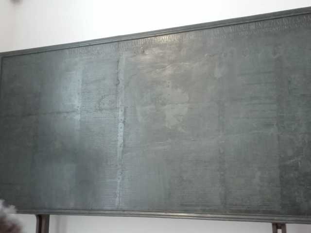 Stesura della "Tabula Alimentaria"