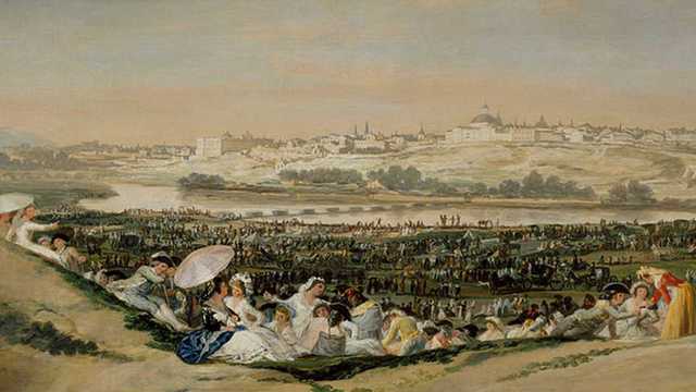 La Pradera de Sant Isidre. Goya