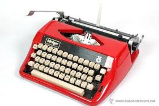 manejo de la maquina escribir manual