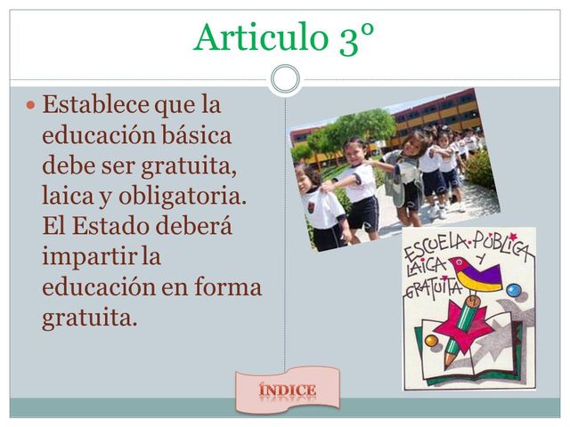 Educación laica, gratuita y obligatoria