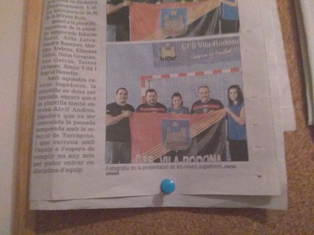 Cambiar de equip al C.F.S.Vilarodona