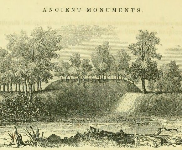 Nativos americanos construyen grandes montículos como lugares de entierro y para utilizar como templos