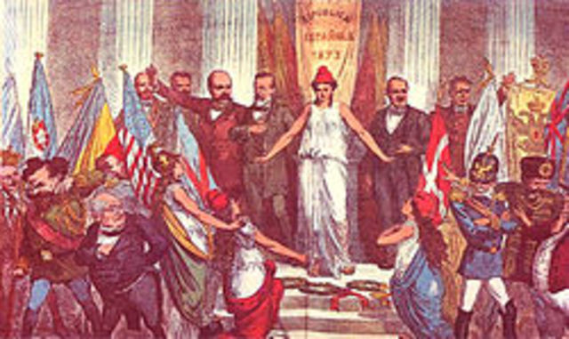 "República del 74” (o república de orden) presidida por Serrano