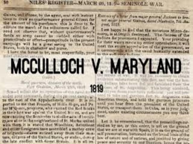 McCulloch vs Maryland