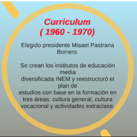 LA EDUCACIÓN COLOMBIANA EN LA DÉCADA DE LOS 60