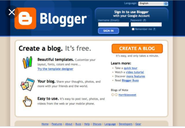 INFORMATION AGES (1900s-2000s) BLOGS