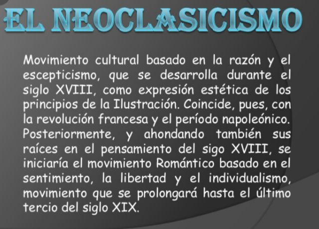 NEOCLASICISMO