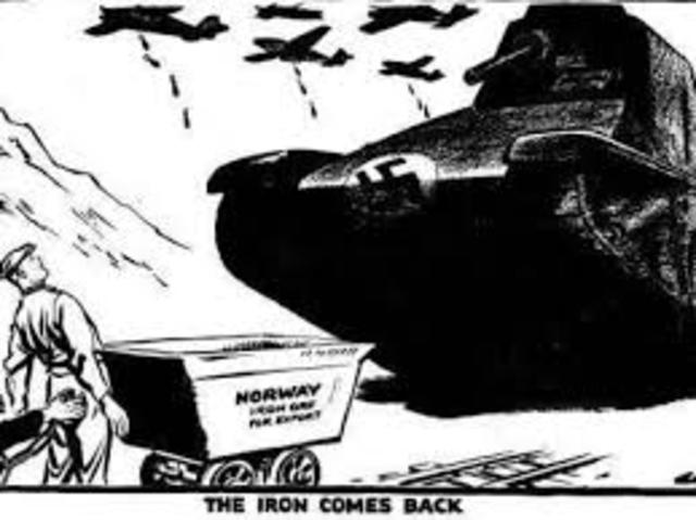 Surprise invasion of Denmark and Norway