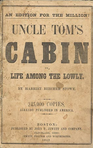 Uncle toms cabin published 1852