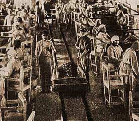 The North during slavery.