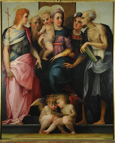 Rosso Fiorentino, Pala dello Spedalingo, 1518, tempera su tavolaFirenze, Galleria degli Uffizi