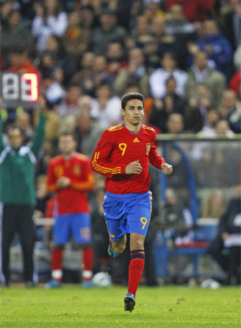 Debut with Spanish selection