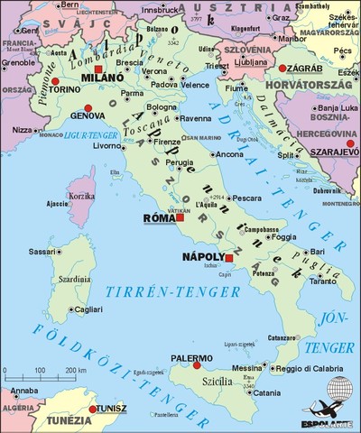 Az olasz egység létrejötte