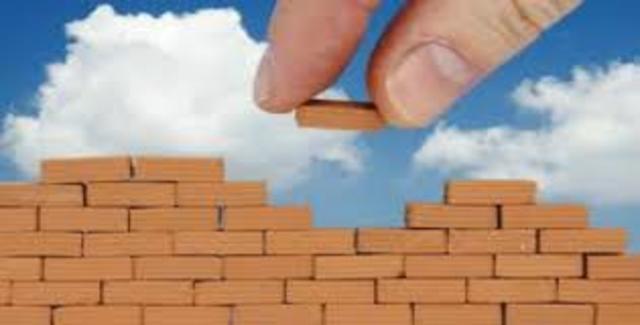 Inicio da reconstrução da biblioteca