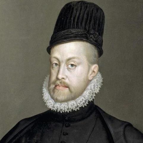 Abdicación de Carlos I, Felipe II, Rey