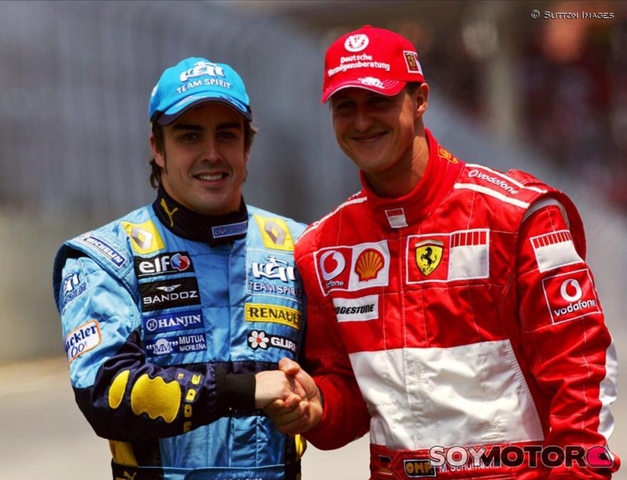 After that Fernando Alonso and him fight for the championship and Fernando won.