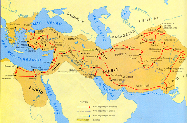 Conquistas de Alejandro Magno