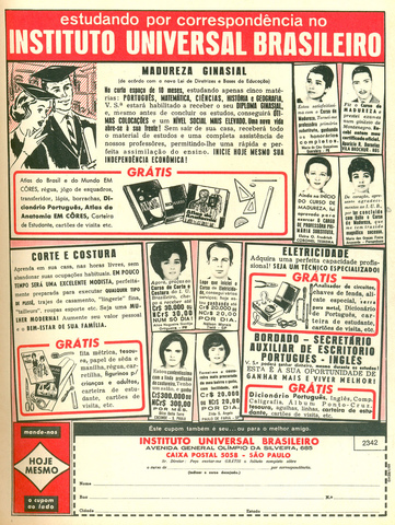 Brasil - criação do Instituto Universal Brasileiro
