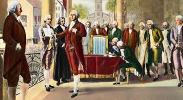 George Washington took the Presidential Oath