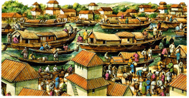 Caída de la dinastía Tang que deja China dividida y el imperio desintegrado en reinos rivales