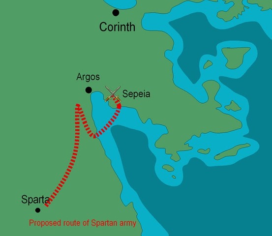 Grecia: Batalla de Sepea