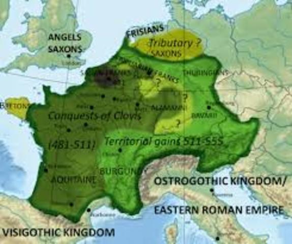 The kingdom of the Franks