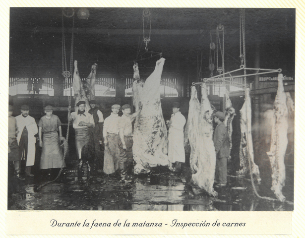 Huelga declarada en el Frigorífico Nacional : Fuerte represión policial.