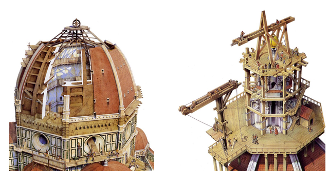 Brunelleschi empieza la cúpula de catedral de Florencia.