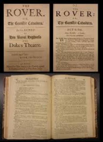 Aphra Behn publishes The Rover