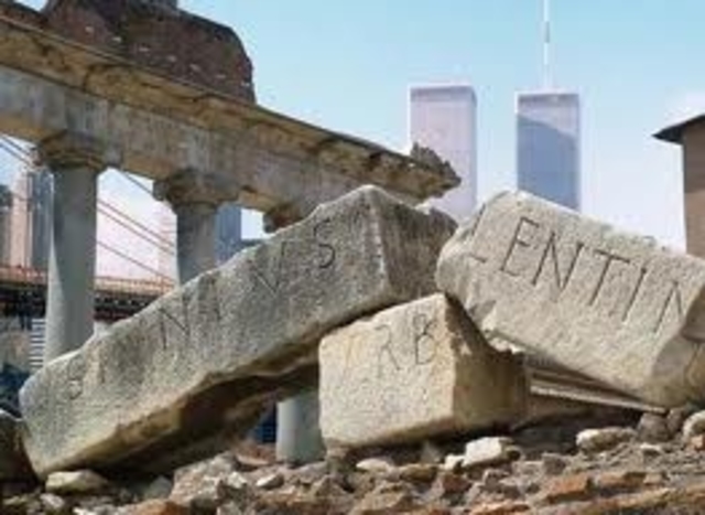 Caiguda de l'Imperi romà d'Occident, fi de l'edat antiga.