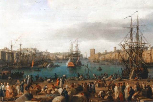 Fundación de la Ciudad de Marsella, en el sur de Francia.