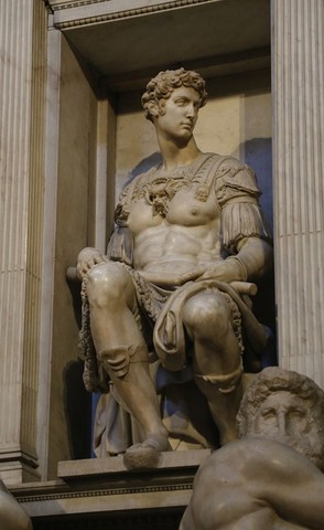 Michelangelo, Tomba di Giuliano duca di Nemours, 1524-34