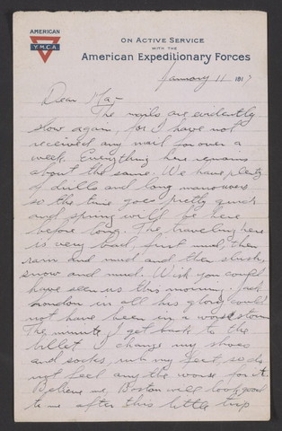 Letter to mother from Edgar D. Andrews