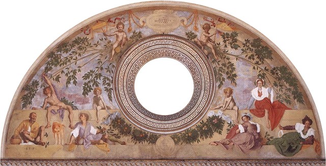 Pontormo, Vertumno e Pomona, villa di Poggio a Caiano, 1519-21