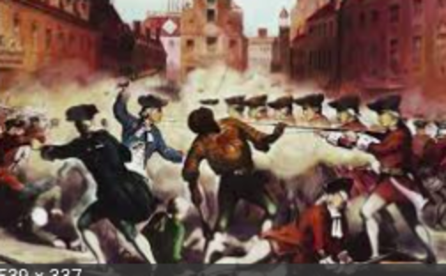 1000's of Redcoats in Boston