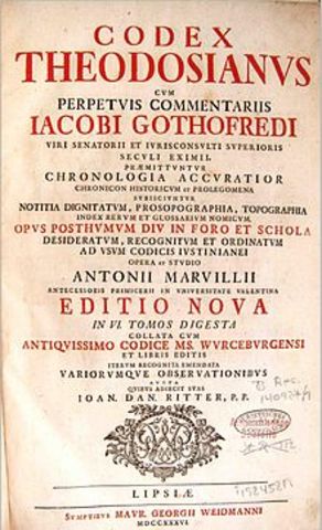 Roma: Codex Theodosianus
