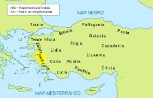 Ciudades Griegas en Jonia