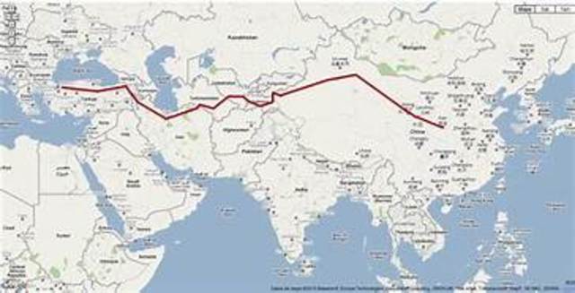 Comercio a lo largo de la ruta de la seda