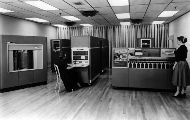 IBM 650 magnetic drum calculator introduced