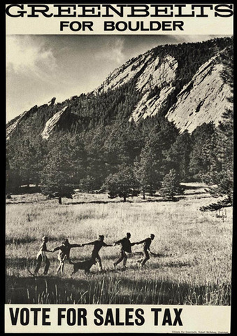 Boulder residents became the first in the country to vote to tax themselves to buy open space land.