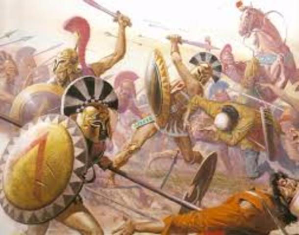 Inicio de las guerras médicas entre griegos y persas