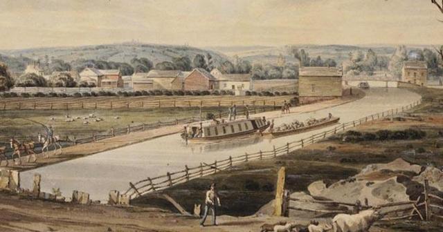 The Erie Canal was completed by New York State