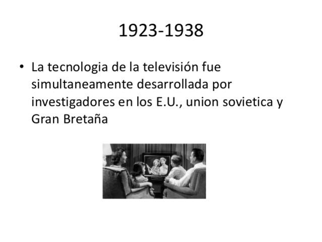 LA TECNOLOGÍA DE LA TELEVISIÓN