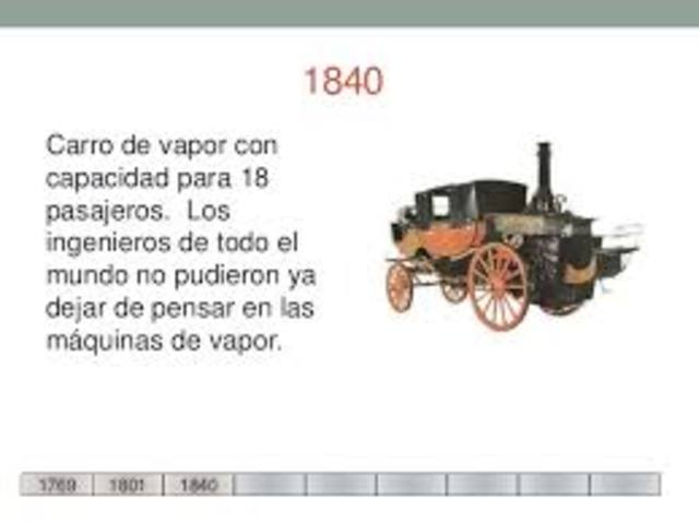En 1885 se crea el primer vehículo