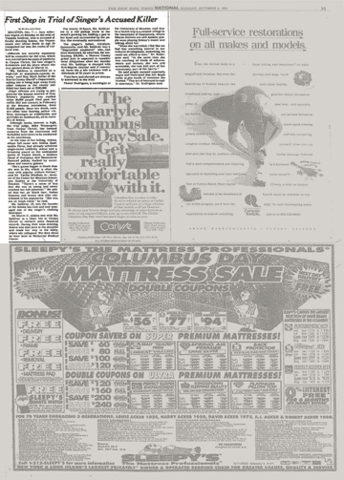 First Step in Trial of Singer's Accused Killer