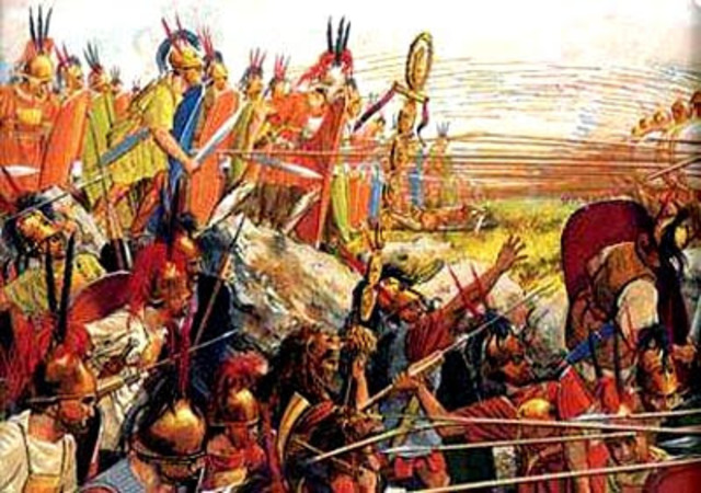 Los persas derrotan a Esparta en la batalla de Cnido.