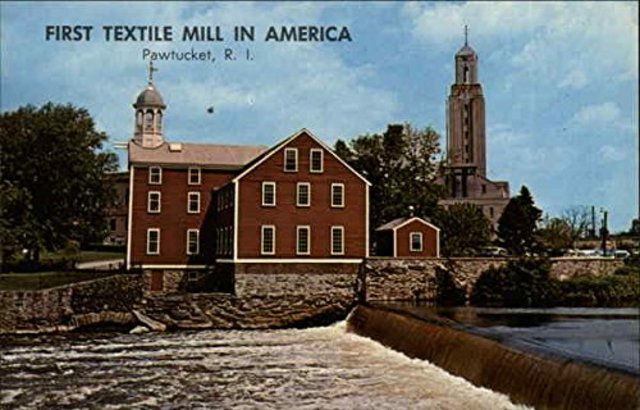 first textile mill in Pawtucket
