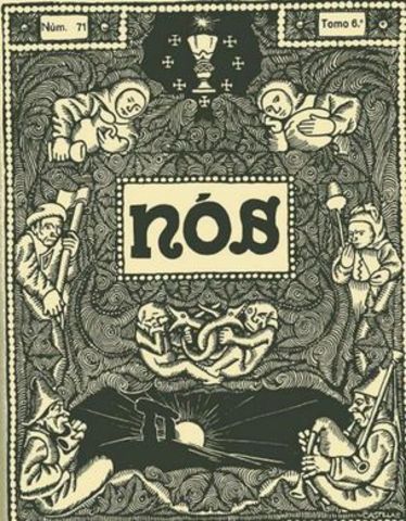 Creación da Revista Nós en Ourense
