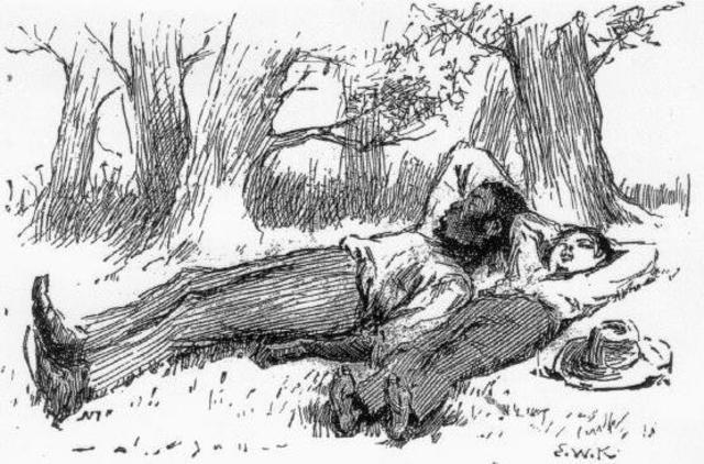 Huck Follows His Conscience by Ripping Letter